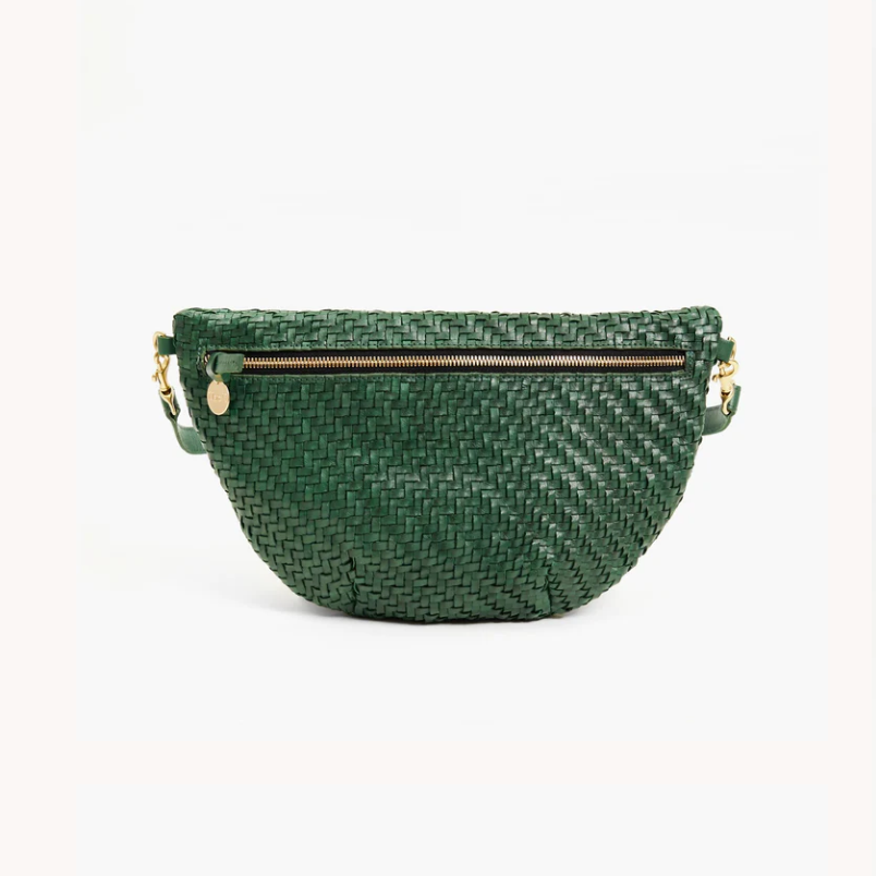 Clare V, Bags, Clare V Grande Fanny In Evergreen Rattan New Without Tags